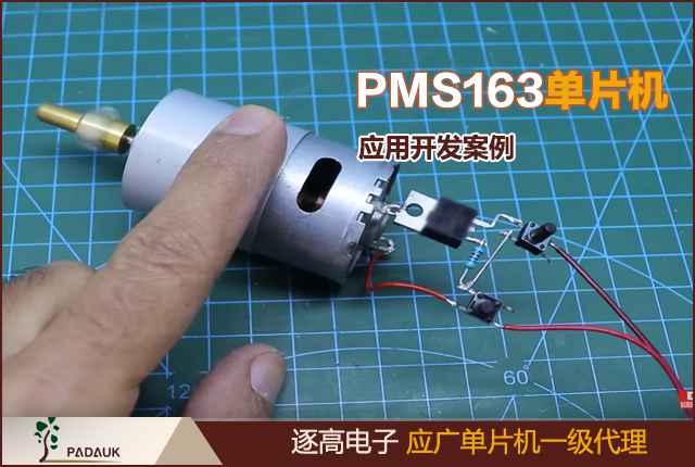 PMS163是一款集成有PWM生成器、觸摸功能、ADC模數轉換器等組件的單片機